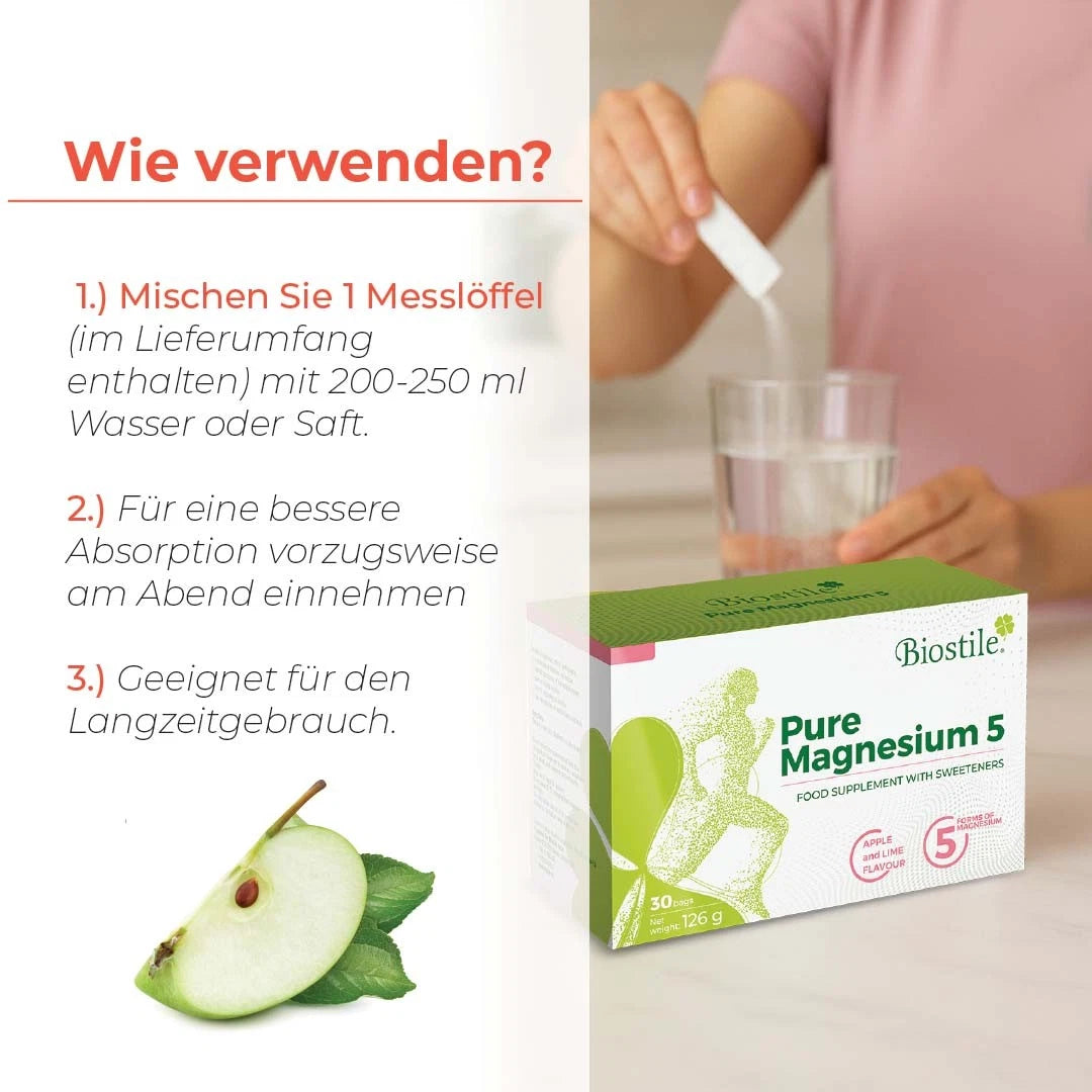 Biostile Pure Magnesium 5 – 30 Beutel