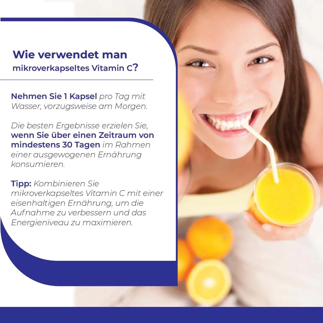 Vitamin C MIKROVERKAPSELT