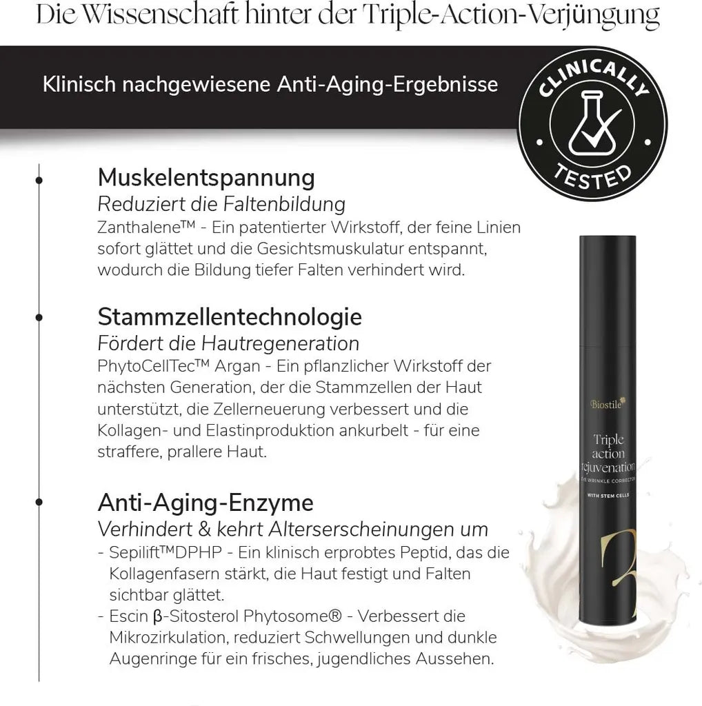 Anti-Aging Augencreme - Triple Action Rejuvenation