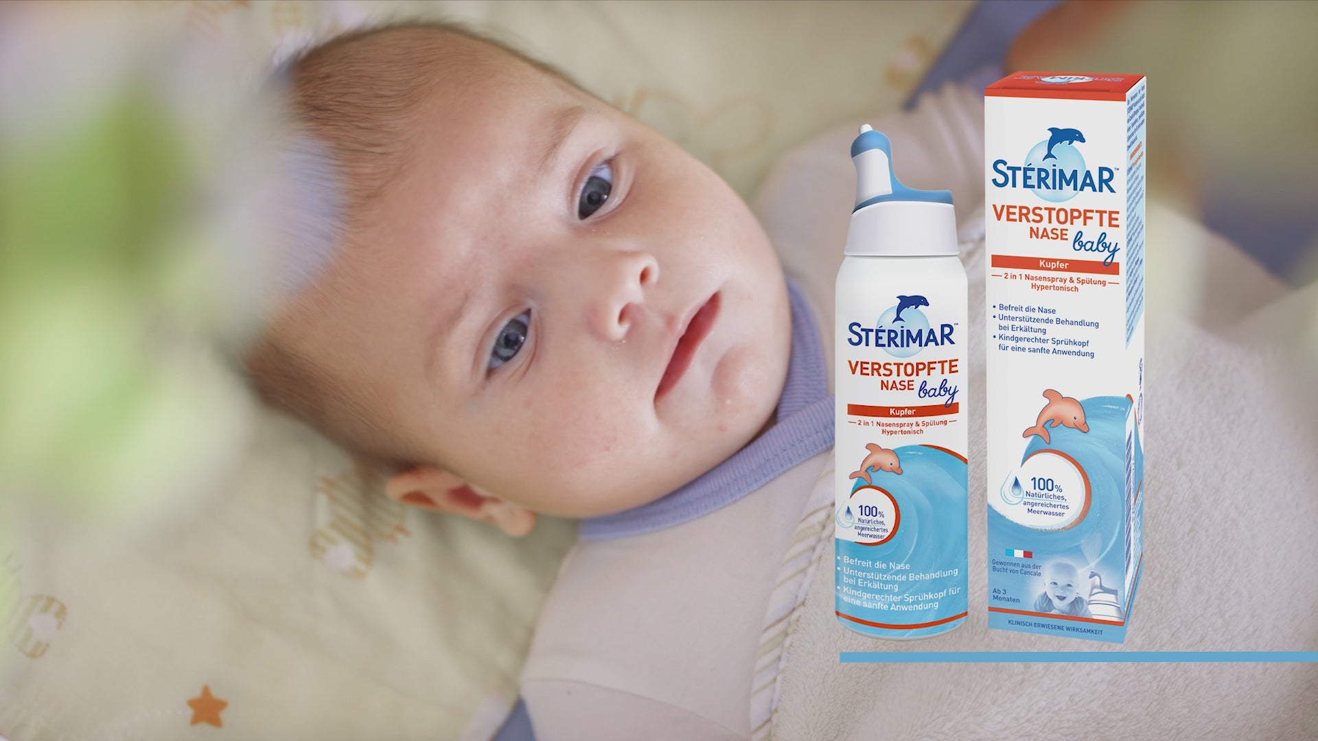 Sterimar Nasenspray verstopfte Nase Baby