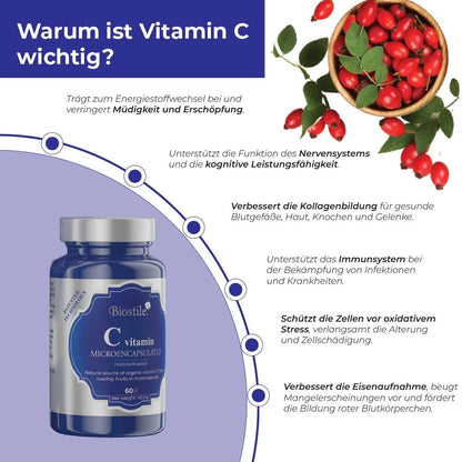 Vitamin C MIKROVERKAPSELT