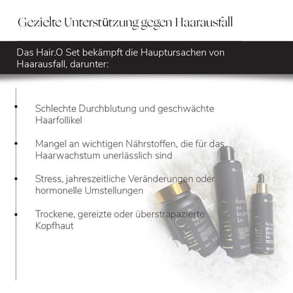 Hair.O Set 3 - Komplettlösung gegen Haarausfall