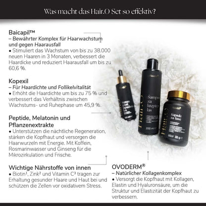 Hair.O Set 3 - Komplettlösung gegen Haarausfall