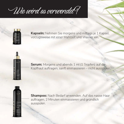 Hair.O Set 3 - Komplettlösung gegen Haarausfall
