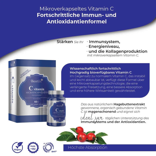Vitamin C MIKROVERKAPSELT