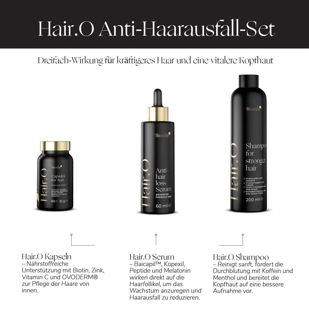 Hair.O Set 3 - Komplettlösung gegen Haarausfall