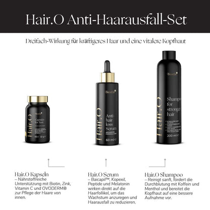 Hair.O Set 3 - Komplettlösung gegen Haarausfall