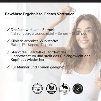 Hair.O Set 3 - Komplettlösung gegen Haarausfall